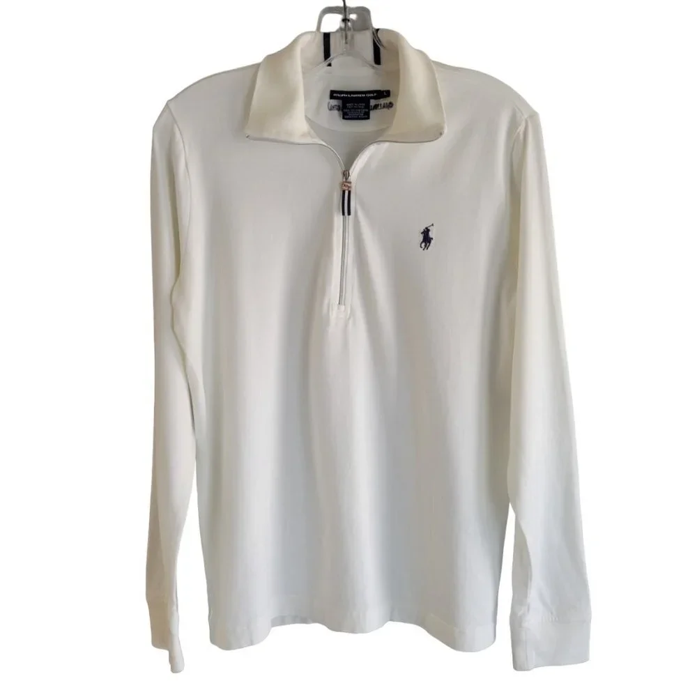 Ralph Lauren Golf Long Sleeve White 